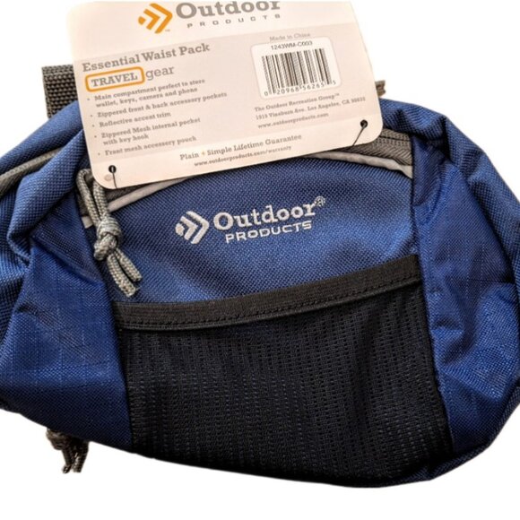 Outdoor Products Essential Waist Pack Blue 146 cubic inches NWT - Picture 3 of 6